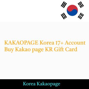 kakaopage 17+ korea account buy kakaopage kr gift card